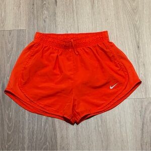 Nike Women's Bright Orange Athletic Shorts size S